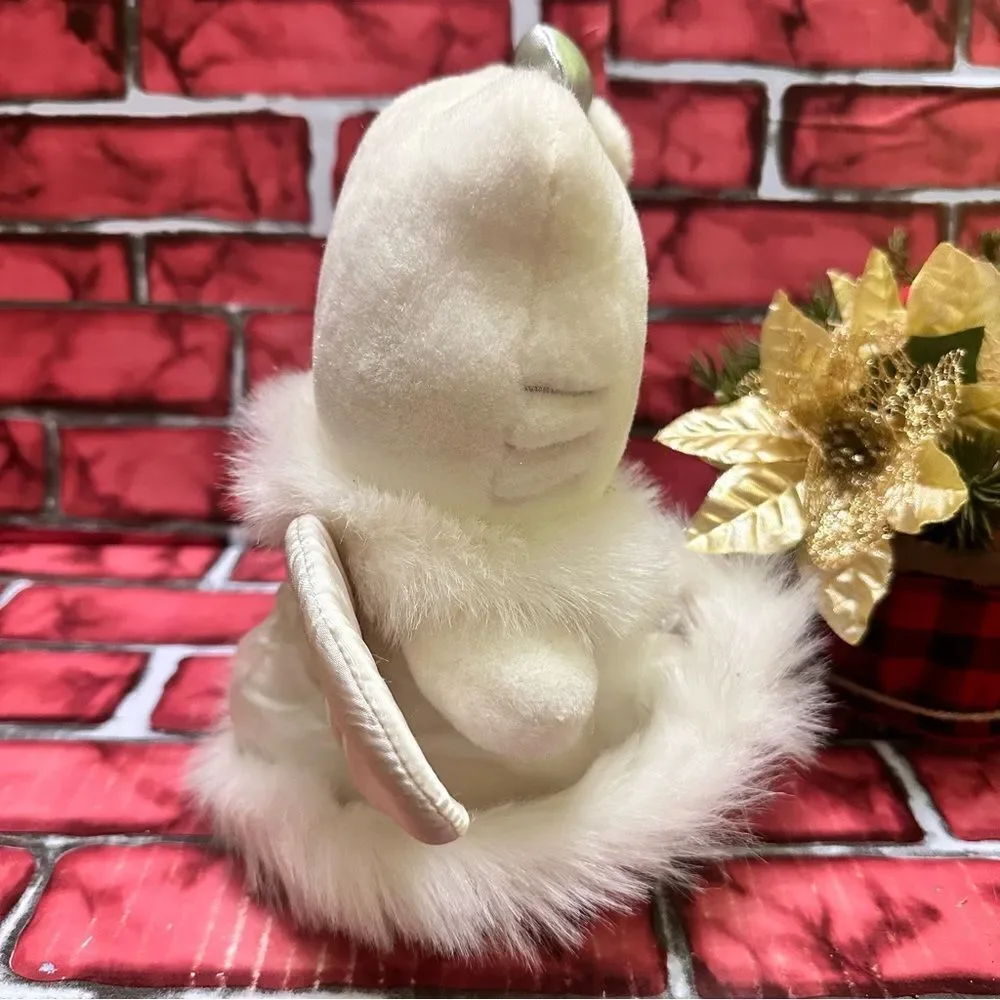 VTG RARE Hello Kitty 1999 Snow Angel W/Sparkle fur plush doll